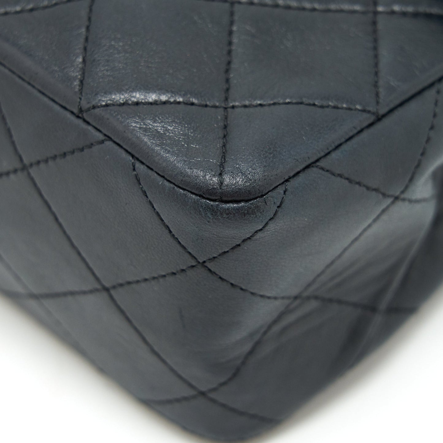 Chanel Vintage Small Flap Bag Lambskin Black GHW
