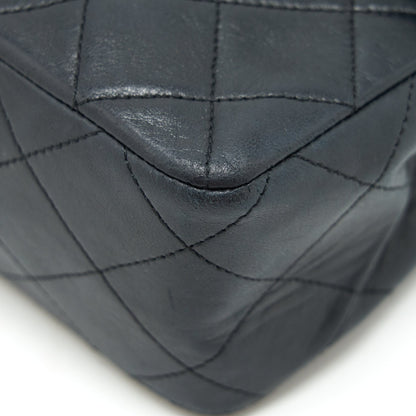 Chanel Vintage Small Flap Bag Lambskin Black GHW