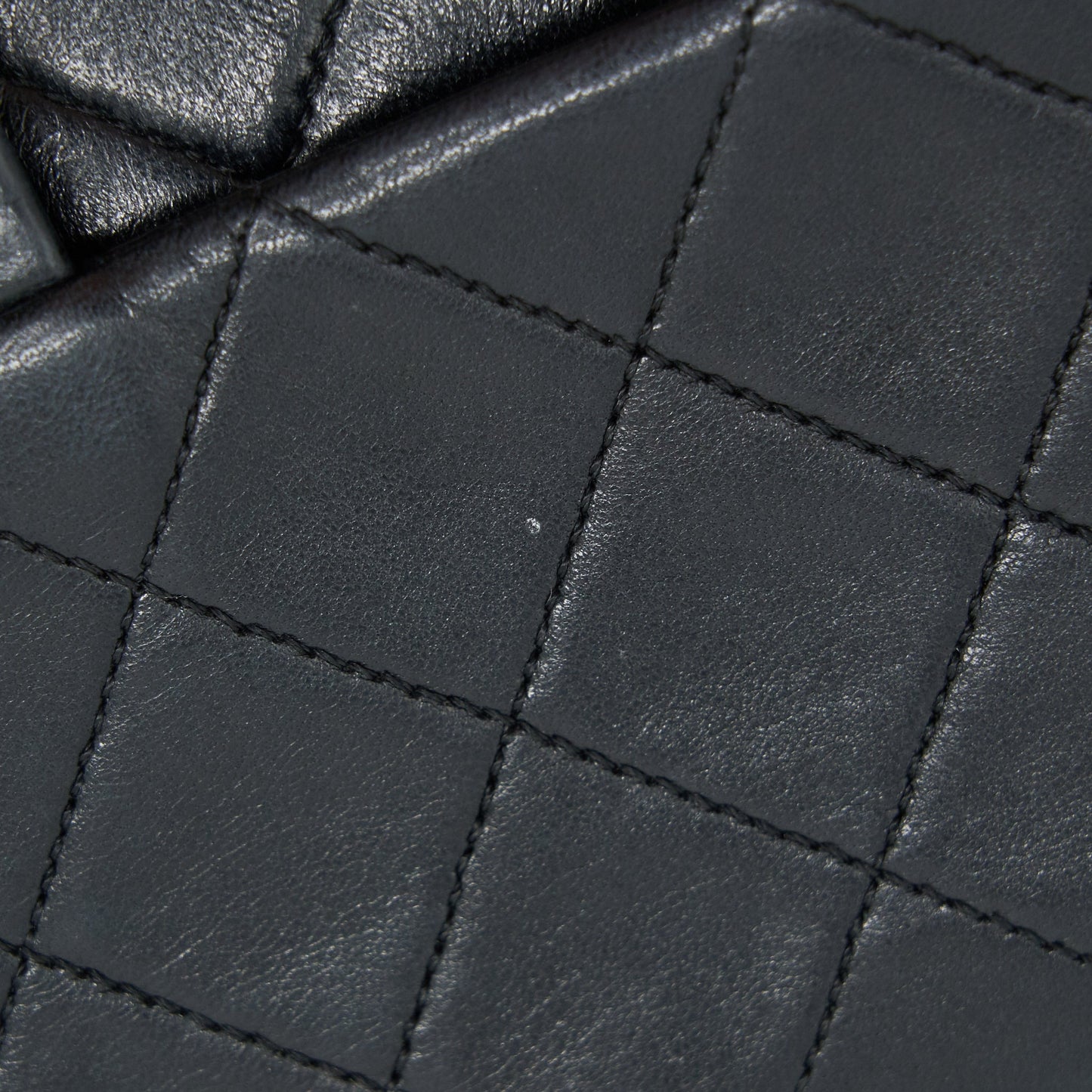 Chanel Vintage Small Flap Bag Lambskin Black GHW