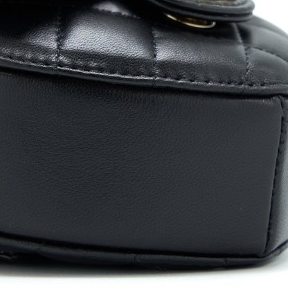 CHANEL 22S Heart Belt Bag Lambskin Black LGHW