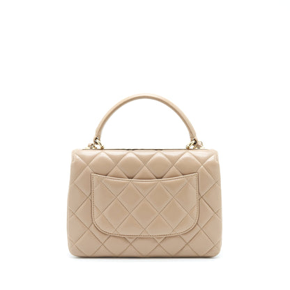 Chanel Trendy CC Flap Bag Lambskin Beige LGHW