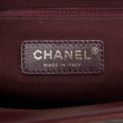 Chanel Quilted Shoulder Flap Bag Lambskin Red GHW