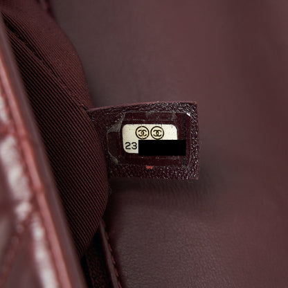 Chanel Quilted Shoulder Flap Bag Lambskin Red GHW