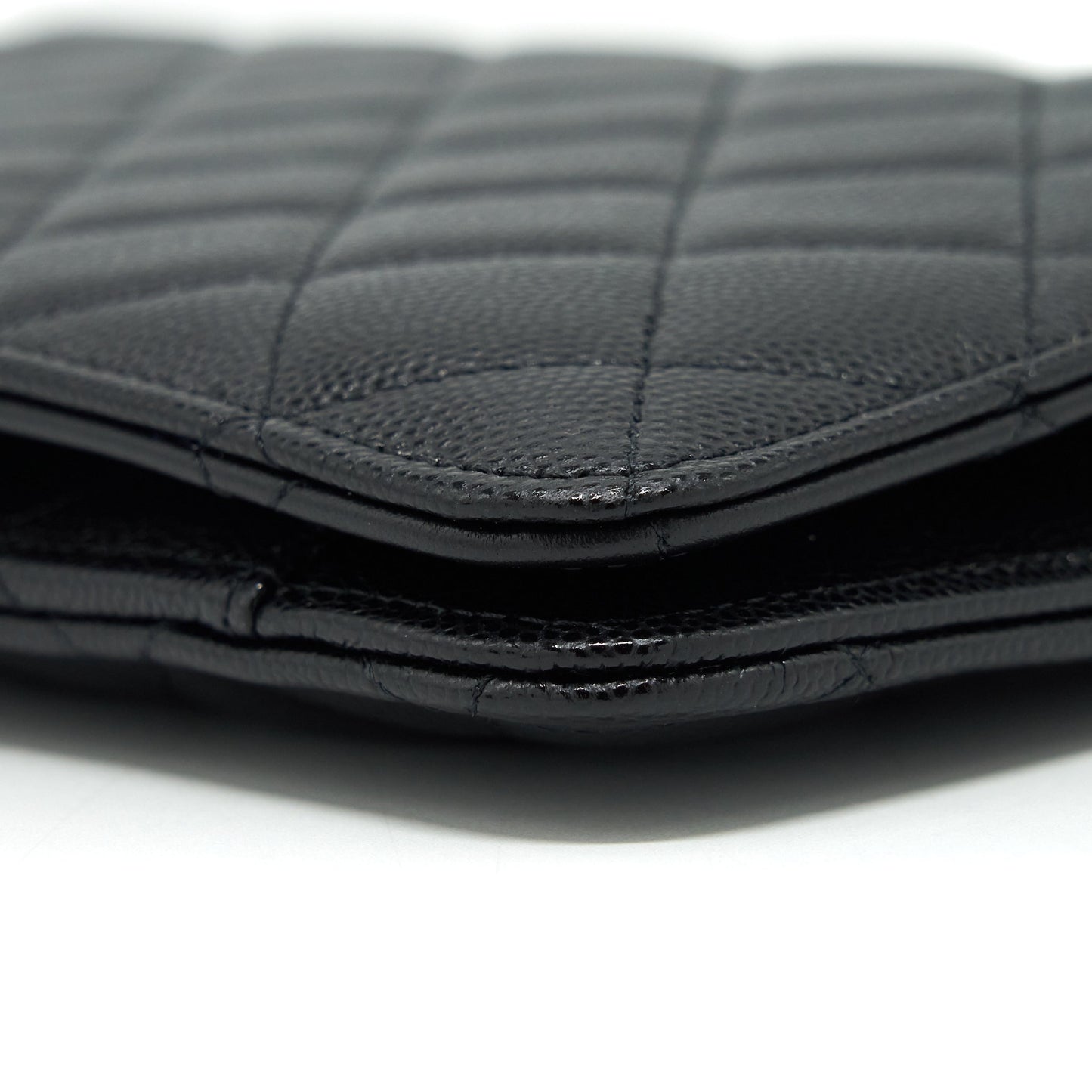 Chanel 2 In 1 Wallet On Chain Caviar Black GHW