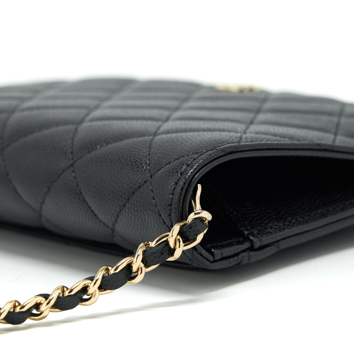 Chanel 2 In 1 Wallet On Chain Caviar Black GHW
