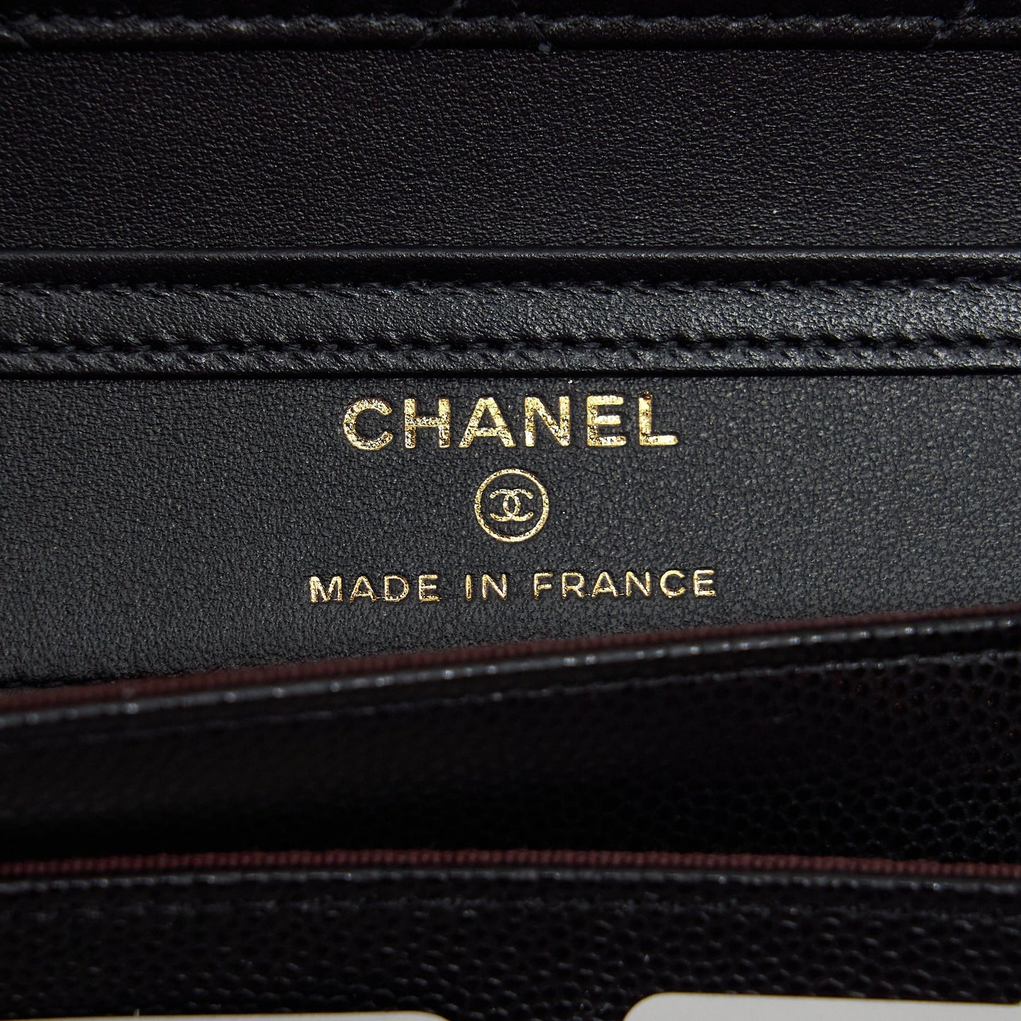 Chanel 2 In 1 Wallet On Chain Caviar Black GHW