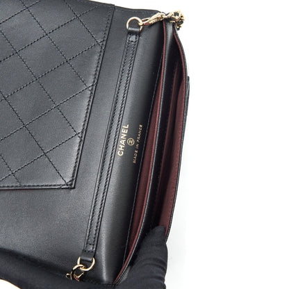 Chanel 2 In 1 Wallet On Chain Caviar Black GHW