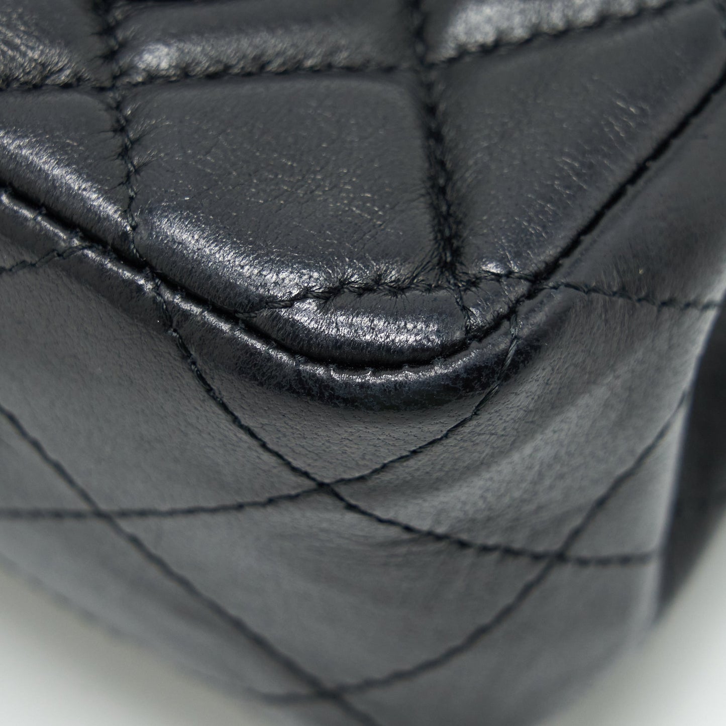 Chanel Mini Rectangular Flap Bag Lambskin Black GHW