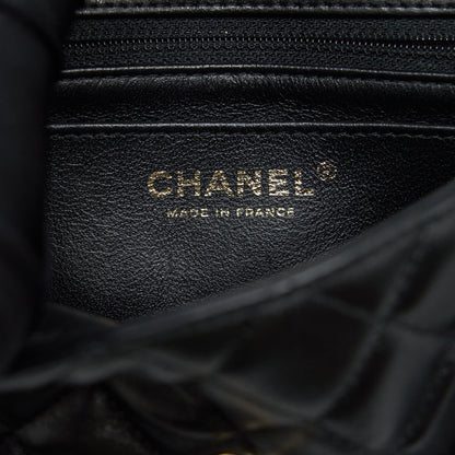 Chanel Mini Rectangular Flap Bag Lambskin Black GHW