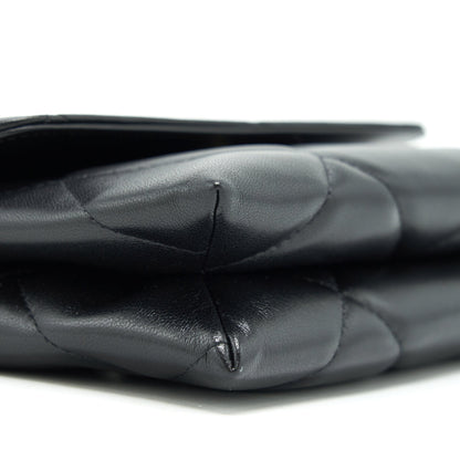 Chanel 19 Clutch lambskin black GHW