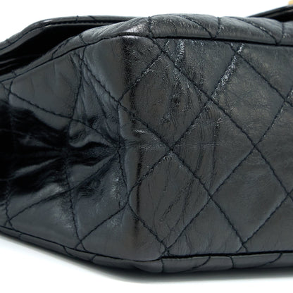 Chanel 2.55 Reissue 227 Shiny Aged Calfskin Black GHW