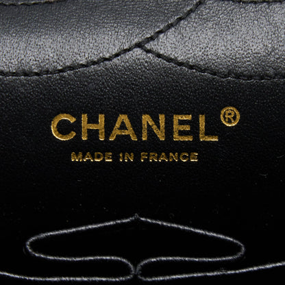 Chanel 2.55 Reissue 227 Shiny Aged Calfskin Black GHW
