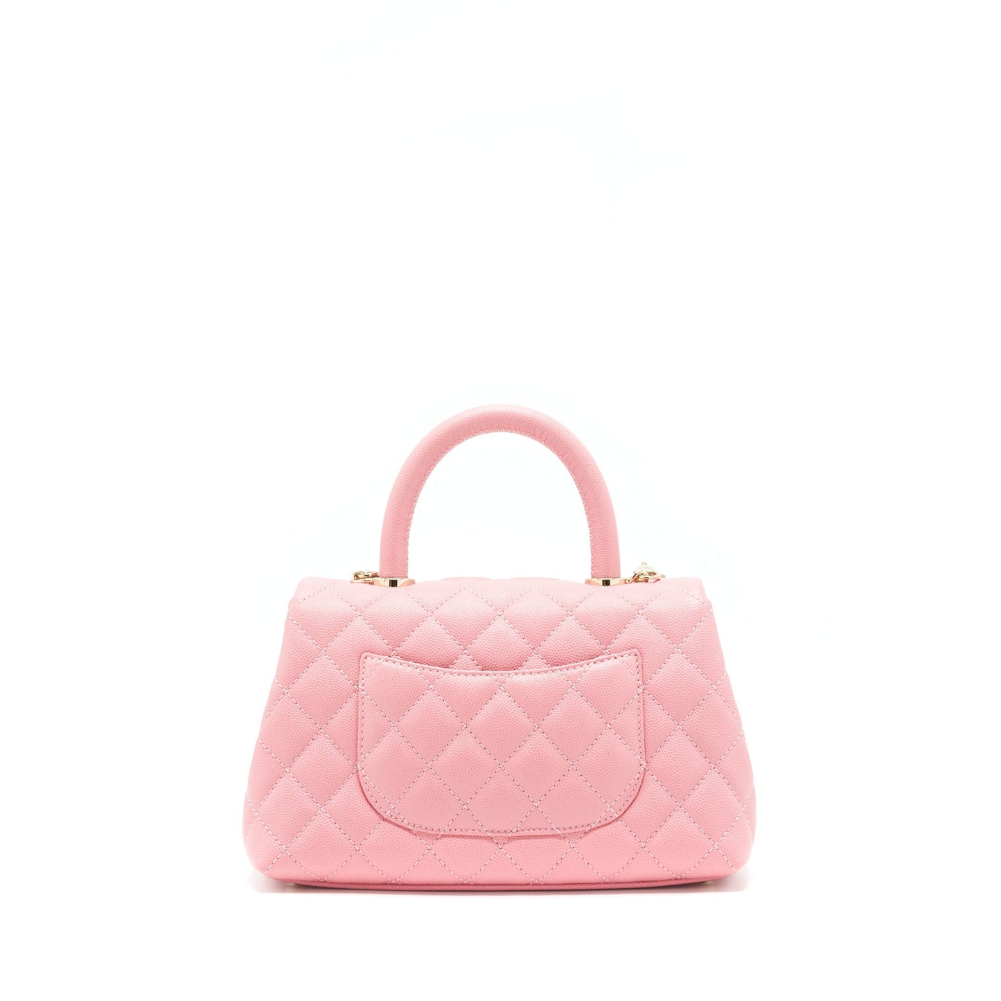 Chanel Small Coco Handle 24cm Caviar Pink LGHW