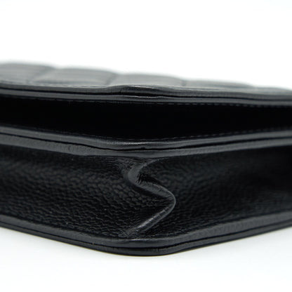 Chanel Leboy Wallet On Chain WOC Caviar Black GHW