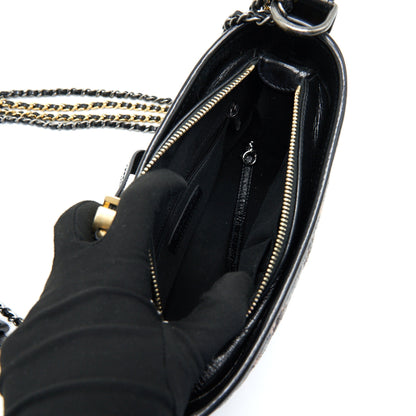 CHANEL SMALL GABRIELLE HOBO LEATHER CROSSBODY BAG MULTICOLOUR