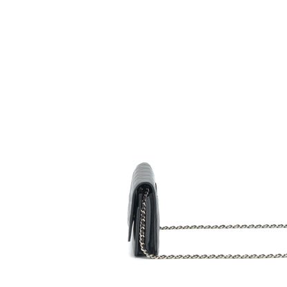Chanel Classic Wallet On Chain Caviar Black SHW
