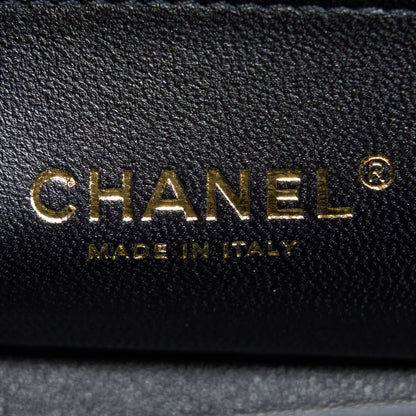 Chanel Small Boy Bag Caviar Black With Brushed GHW(Microchip)
