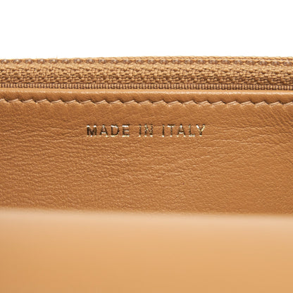 Chanel Trendy CC Wallet On Chain Lambskin Dark Beige LGHW