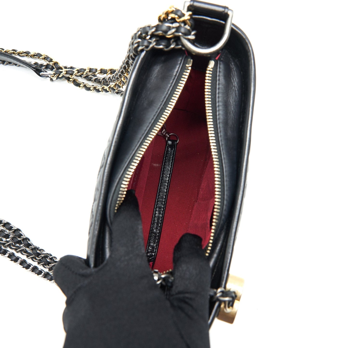 Chanel Small Gabrielle Hobo Bag Black
