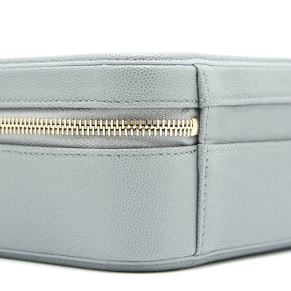 Chanel CC filigree Vanity Case Grey LGHW