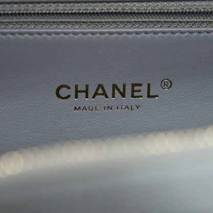 Chanel CC filigree Vanity Case Grey LGHW