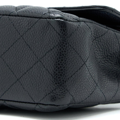 Chanel Medium Classic Double Flap Bag Caviar Black SHW