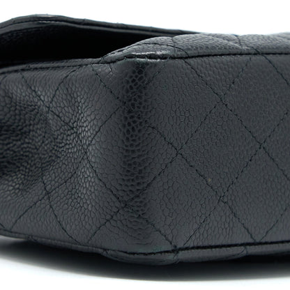Chanel Medium Classic Double Flap Bag Caviar Black SHW