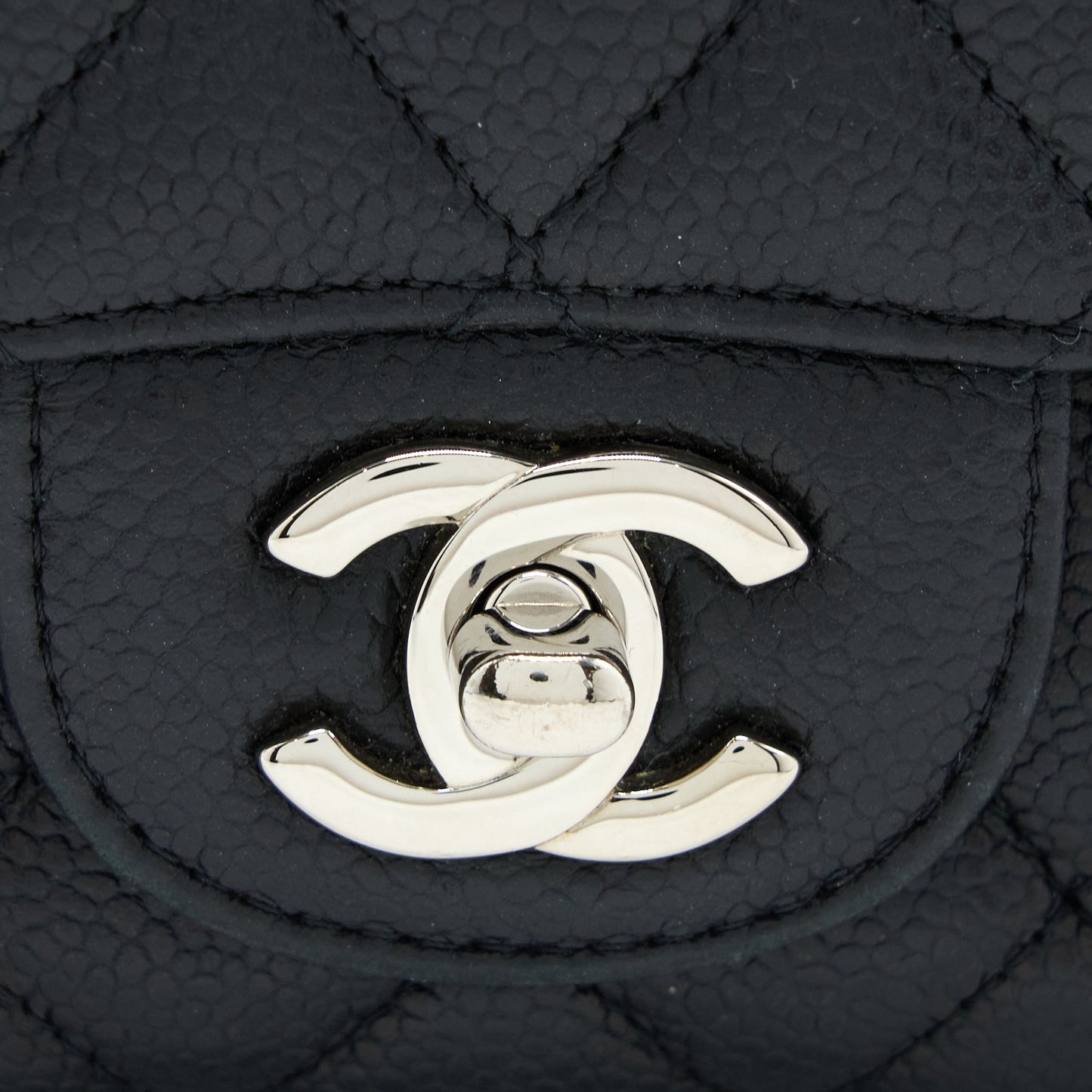 Chanel Medium Classic Double Flap Bag Caviar Black SHW