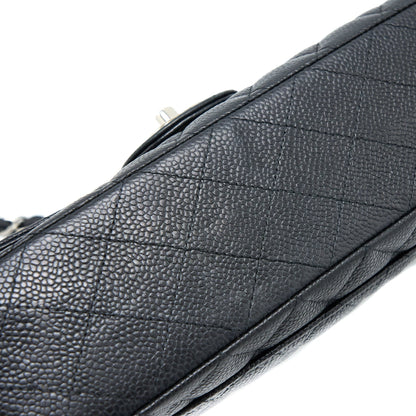 Chanel Medium Classic Double Flap Bag Caviar Black SHW