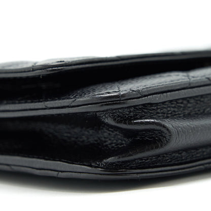 Chanel Classic Wallet On Chain Caviar Black SHW