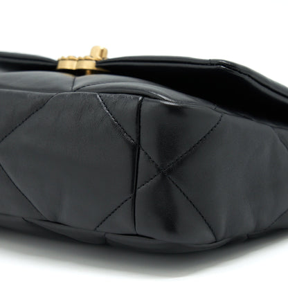 Chanel 19 Small Bag Lambskin Black Multicolour Hardware