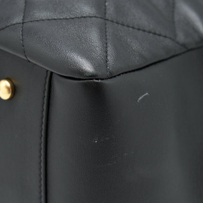 Chanel Supple Tote Black GHW (Microchip)