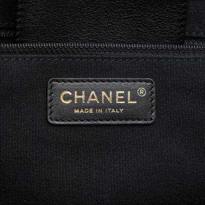 Chanel Supple Tote Black GHW (Microchip)