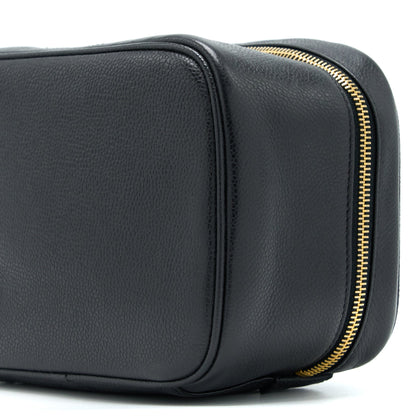 Chanel Vintage Vanity Case Caviar Black GHW