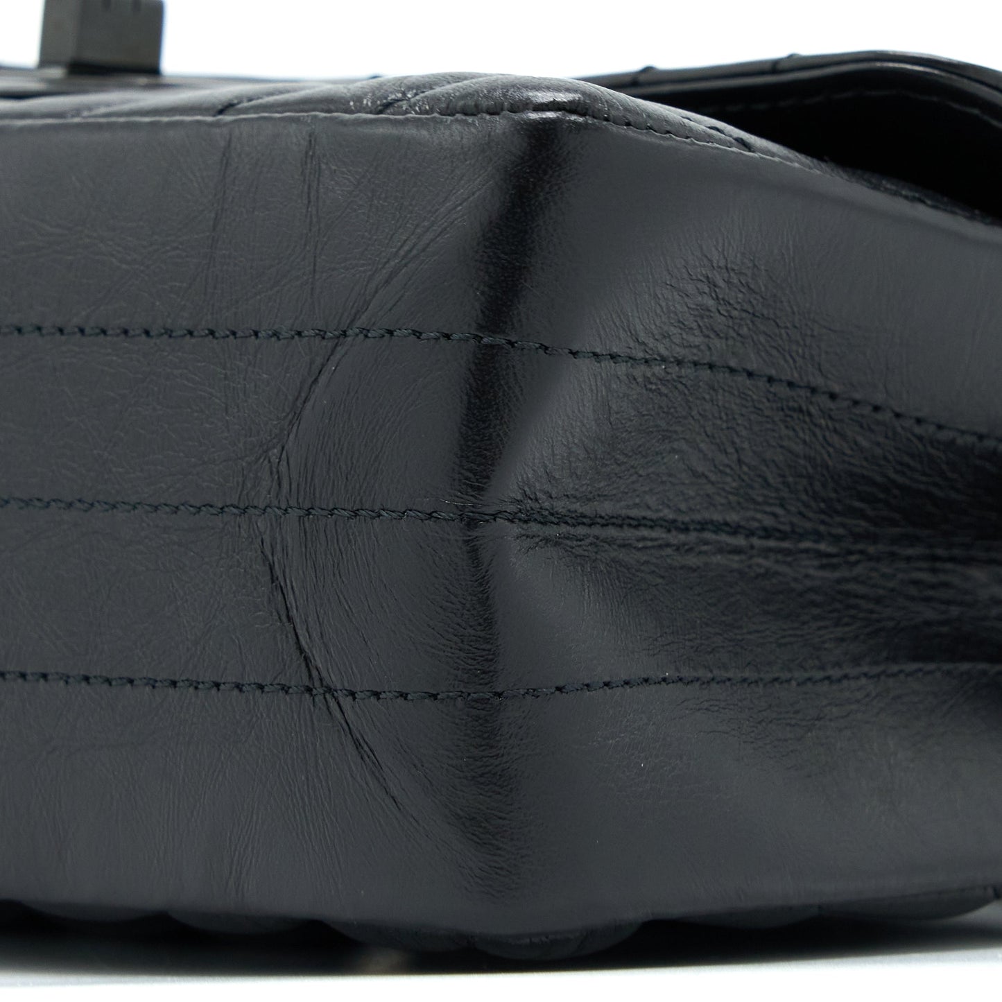 Chanel Mini 2.55 Reissue Chevron Calfskin So Black
