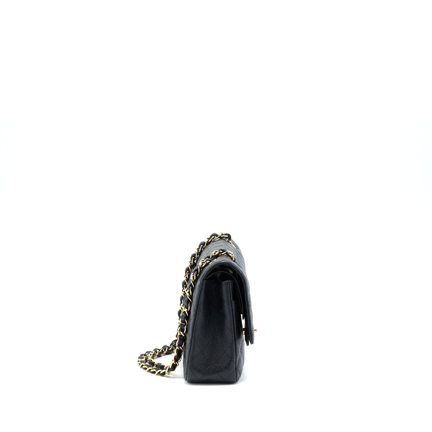 Chanel Medium Classic Double Flap Bag Caviar Black GHW