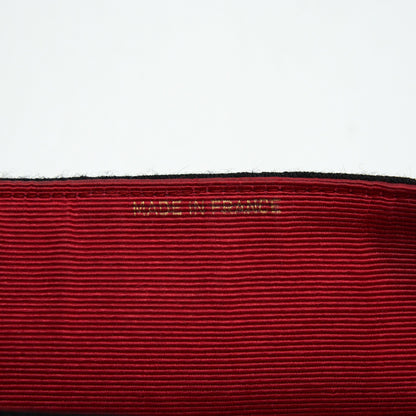 Chanel Vintage Fabric Mini Square Flap Bag Black GHW