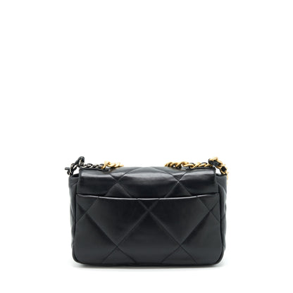 Chanel 19 Small Bag Lambskin Black Multicolour Hardware