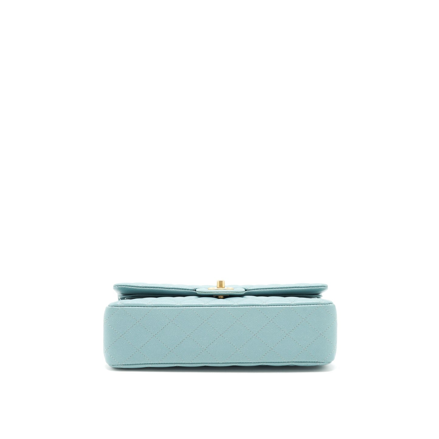 Chanel Classic double flap bag caviar Blue Brushed GHW