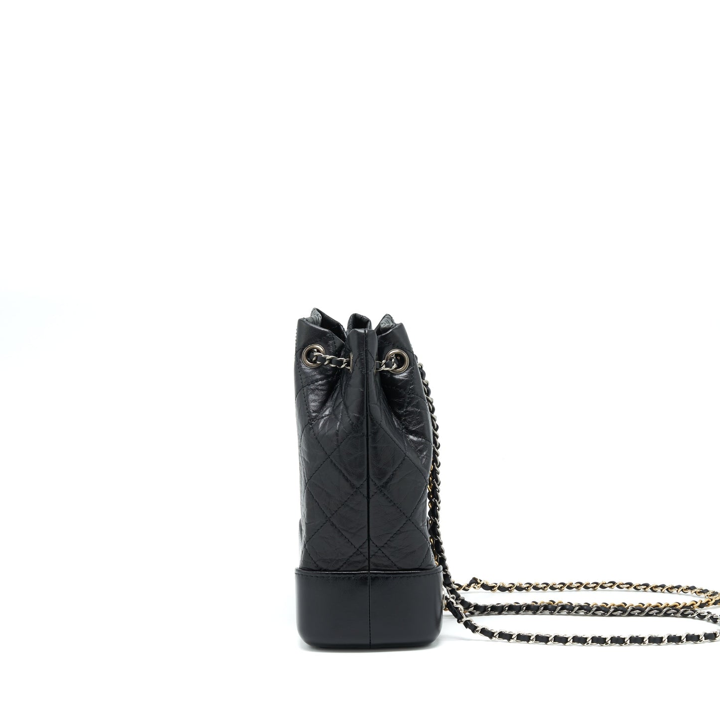 Chanel Small Gabrielle Backpack Calfskin Black With Multicolour Hardware (Microchip)