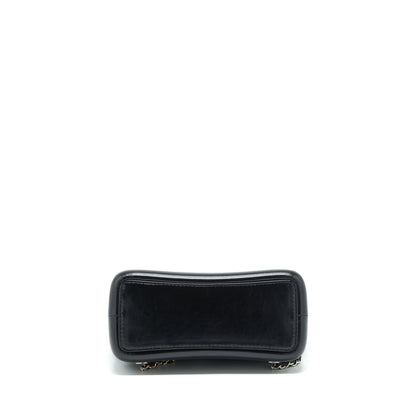Chanel Small Gabrielle Backpack Calfskin Black With Multicolour Hardware (Microchip)