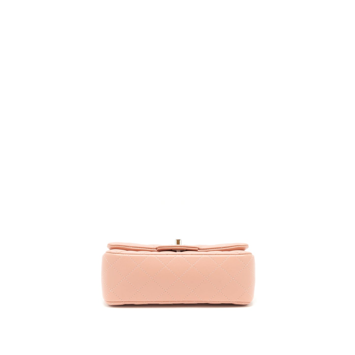 Chanel Mini rectangular Flap bag Lambskin pink SHW