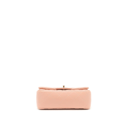 Chanel Mini rectangular Flap bag Lambskin pink SHW