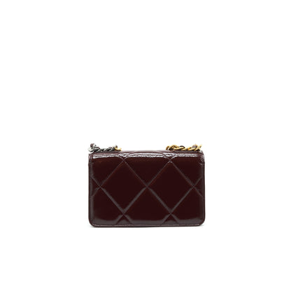 Chanel 19 Wallet On Chain Burgundy