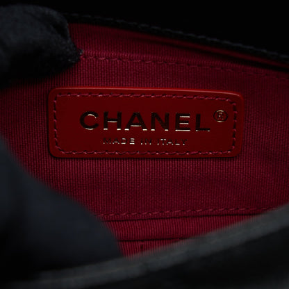 Chanel 22A Mini Square Flap Bag Caviar Black Brushed GHW (Microchip)