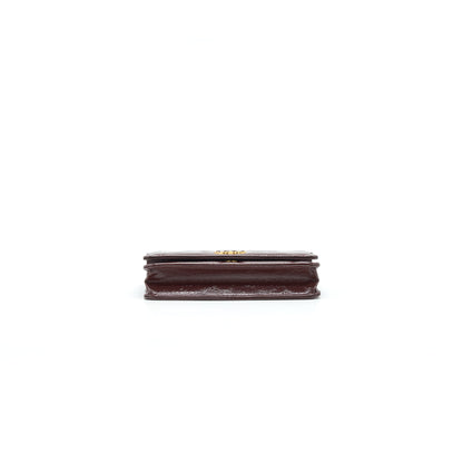 Chanel 19 Wallet On Chain Burgundy