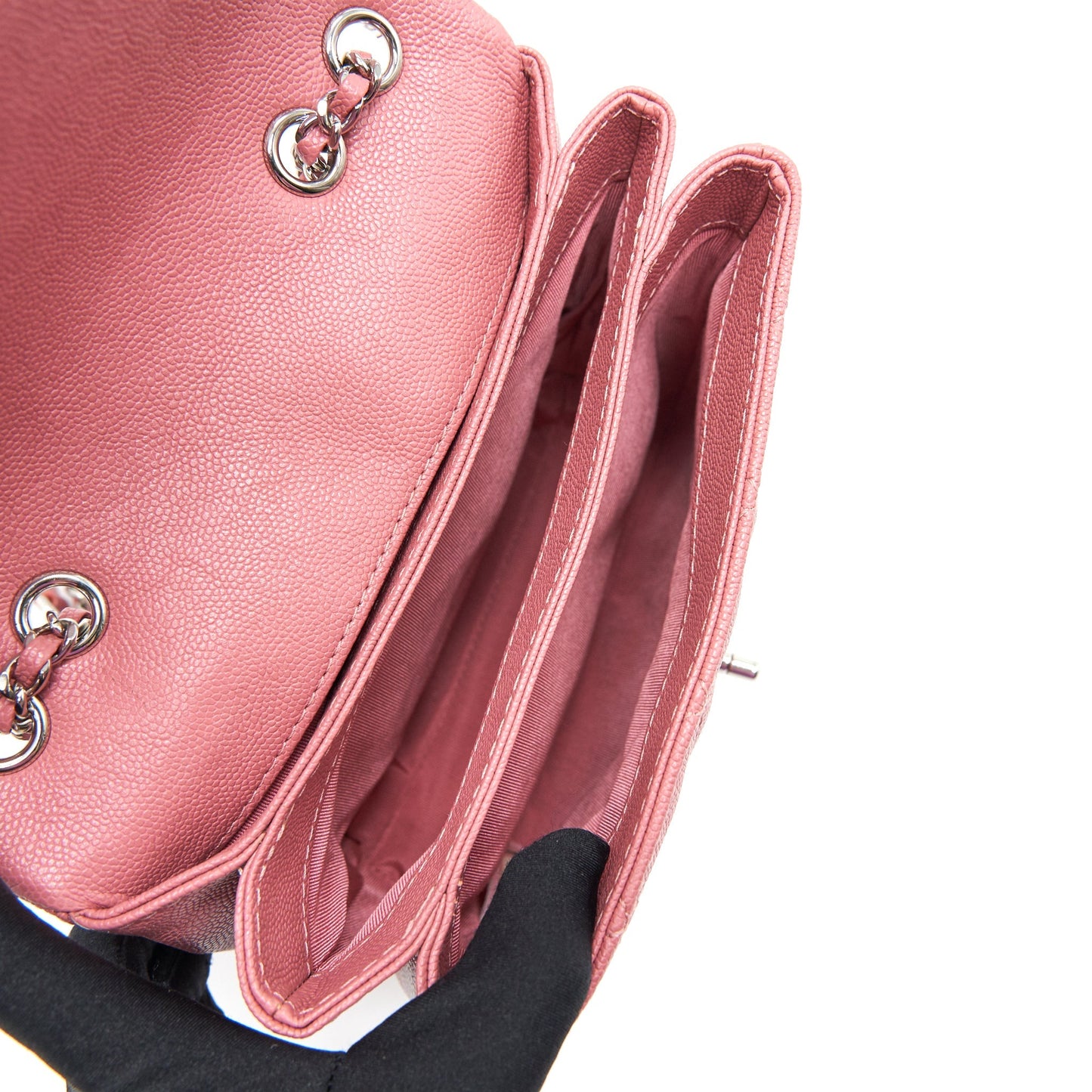 Chanel Urban Companion Flap Bag Caviar Pink SHW