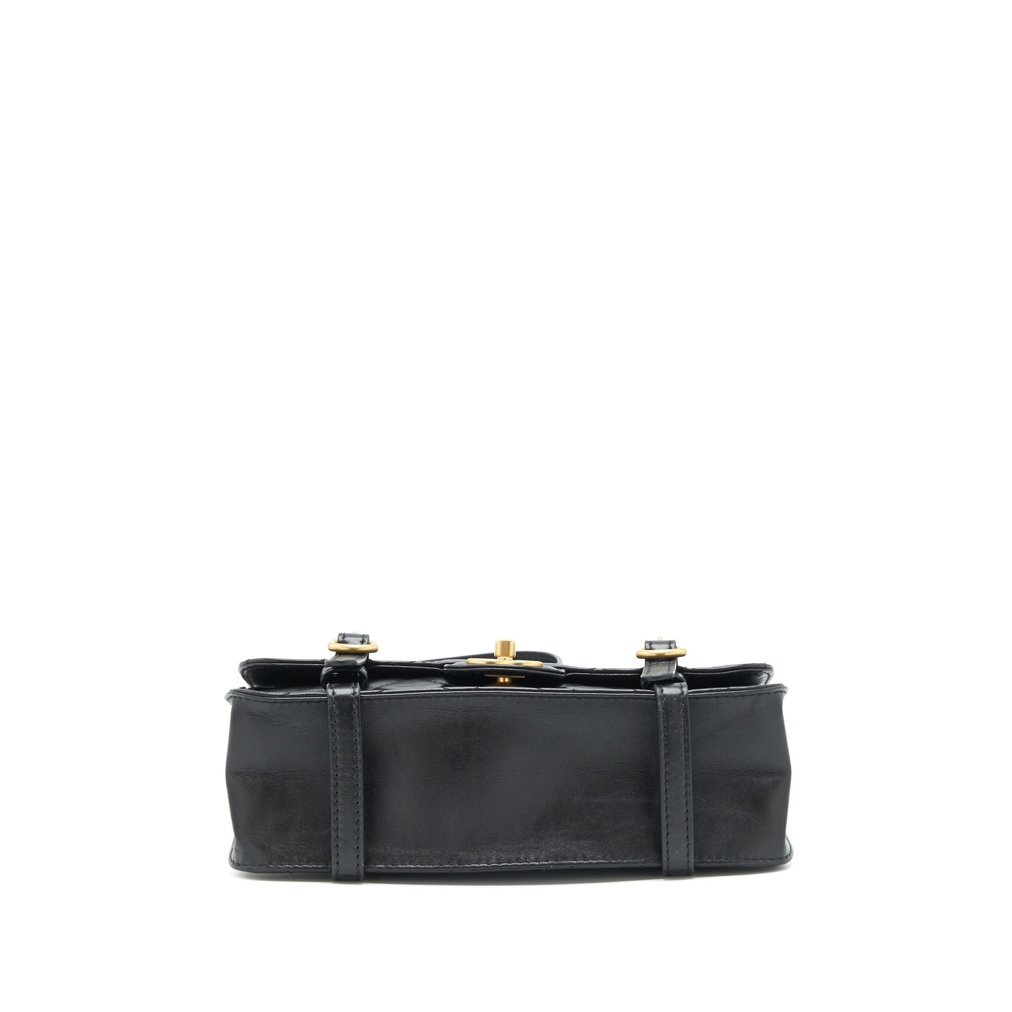 Chanel 21B Messenger Bag Calfskin Black GHW