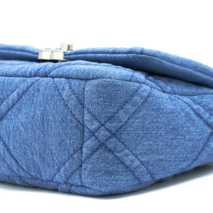 Chanel 22P Denim Small 19 Bag light blue Gold/Sliver Hardware