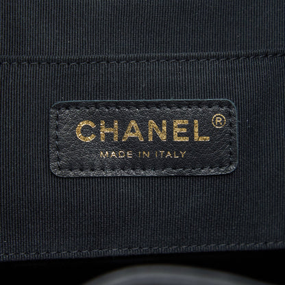 Chanel 22C mini Duma backpack calfskin Black LGHW(Microchip)